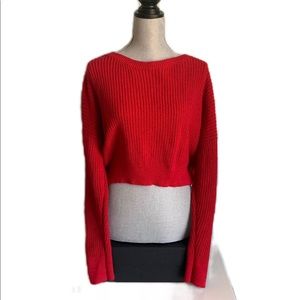 Wild Fable Red Knit Holiday Sweater XL